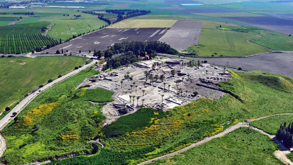 "Brown Ph.D. student uncovers early evidence of brain surgery in Ancient Near East; Megiddo was a wealthy, cosmopolitan capital in the Late Bronze Age; it stood at and controlled part of the Via Maris, an important land route that connected Egypt, Syria, Mesopotamia and Anatolia. Photo: Wikimedia Commons"