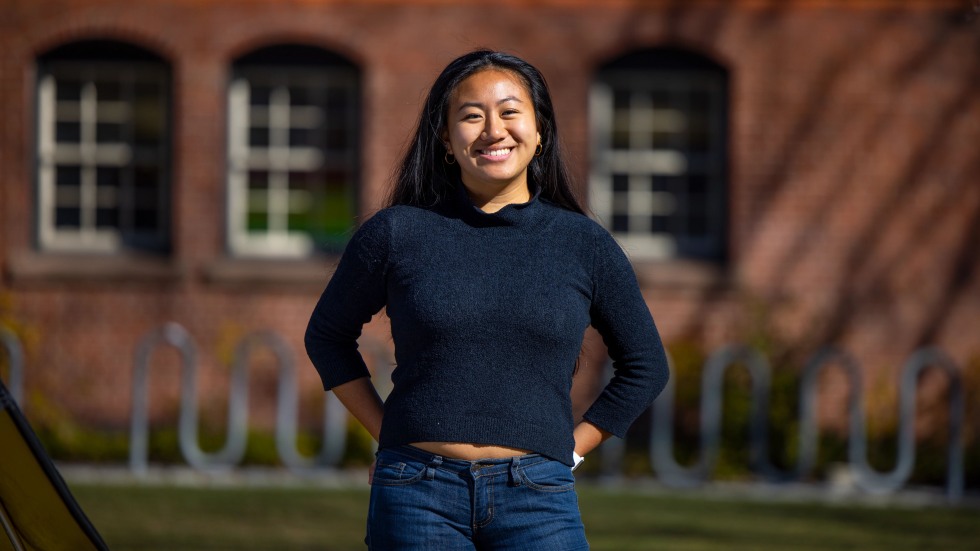 "Brown University initiative to replace loans becomes permanent after fundraising goal achieved; Pictured: Sophomore Ayla Kim, who is considering a double-concentration in behavioral decision sciences and economics, describes the Brown Promise as “liberating and empowering,” noting that it made it possible for her to attend her top-choice school.""