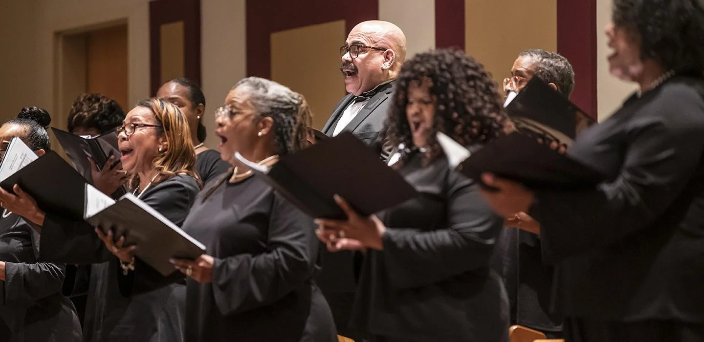 Pitt helped bring a gospel pioneer’s music back to life; Photo of gospel choir singing