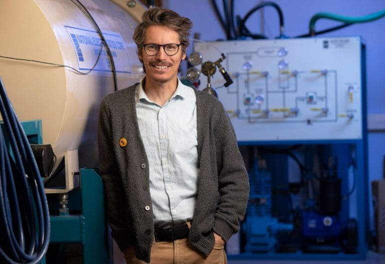 UC Irvine Earth system scientists uncover ice-age shift in Pacific Ocean circulation; Picture: lead author Patrick Rafter, UCI assistant researcher in Earth system science.