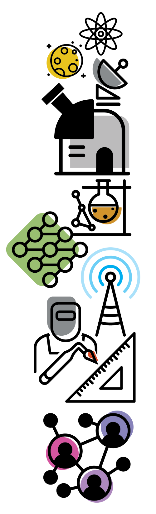 Icons for research infrastructure