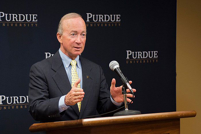 Purdue President Mitch Daniels
