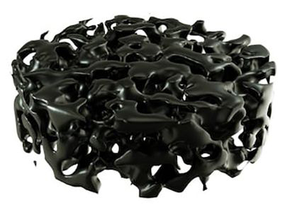 Artist’s rendition of a scaffold of graphene foam
