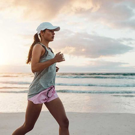 Woman running
