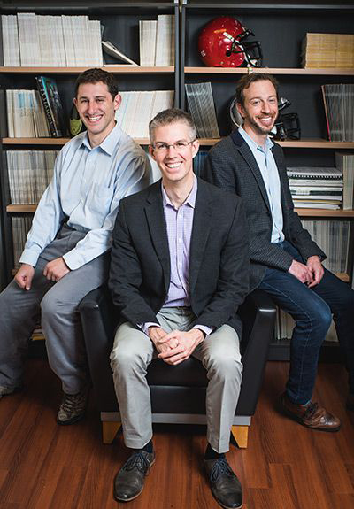 Jonathan Cherry,  Thor Stein, and Jesse Mez