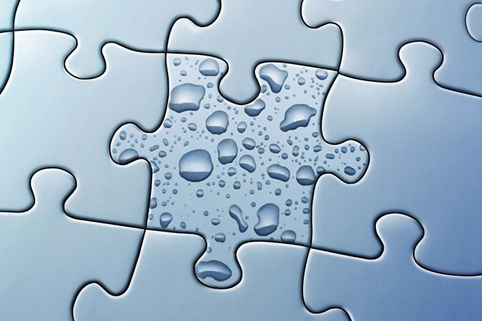 water on puzzle