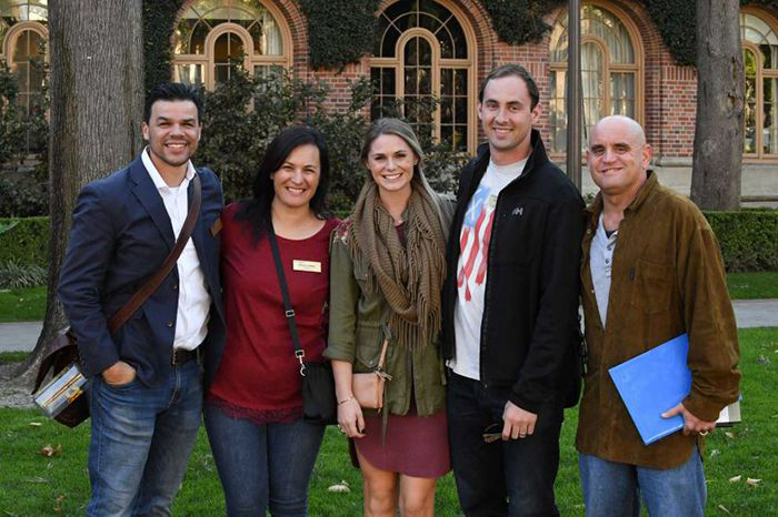 Image: Andre Gomez, Nicole Gomez, Katie Bradley, Brian Bradley and George Pens.