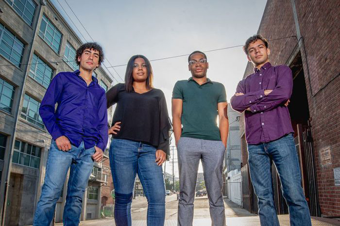 Ayrton Pisco, Sydney Adedamola, Bradley Parrimore and Juan-Salvador Carrasco