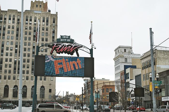 Image of downtown Flint, Michigan
