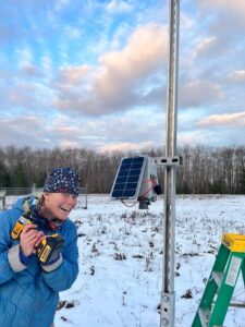 "U-M Biological Station activates snowpack sensor to study changing winters"