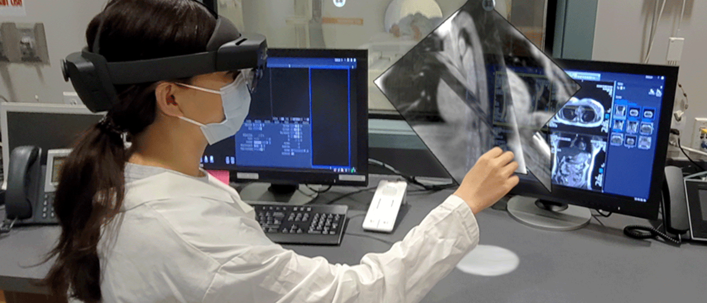 Mixed reality heart surgery inside an MRI
