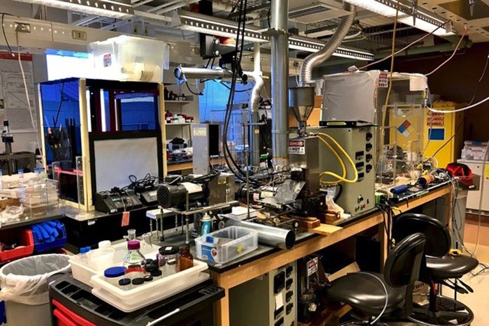 A lab at MIT’s Institute for Soldier Nanotechnologies
