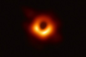 image of a black hole, using Event Horizon Telescope observations