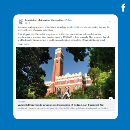 An AAU post about Vanderbilt University