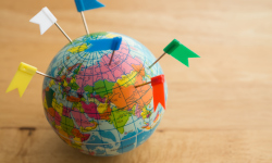 Picture of a globe