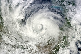 Photo of a hurricane