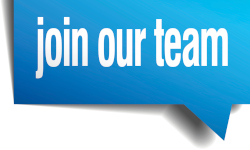 a graphic of a speech bubble with the phrase Join Our Team
