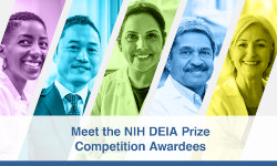 Collage of the awardess of the NIH DEIA Prize Competition