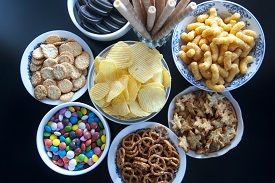 A collection of processed food