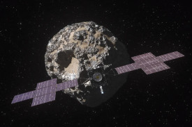 image of NASA’s Psyche spacecraft