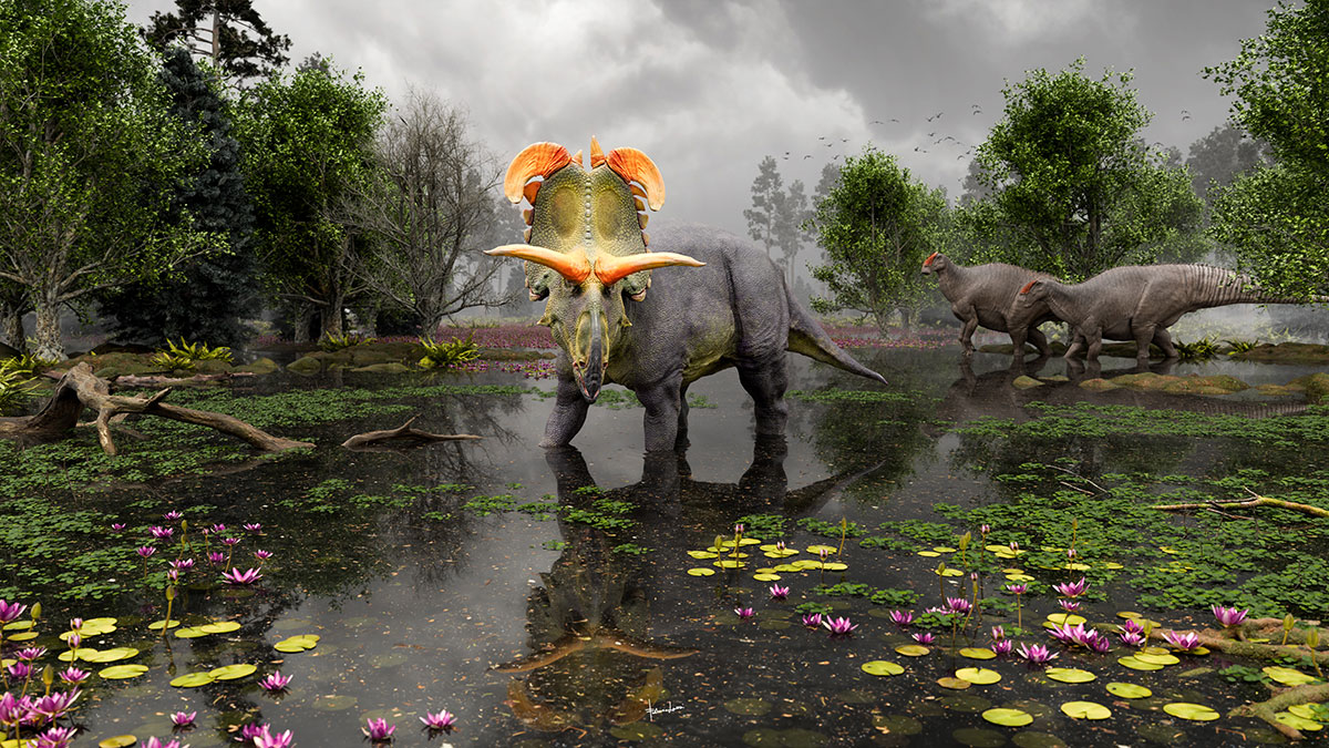 Loki’s Horned Dinosaur Wielded a Pair of Giant Blades