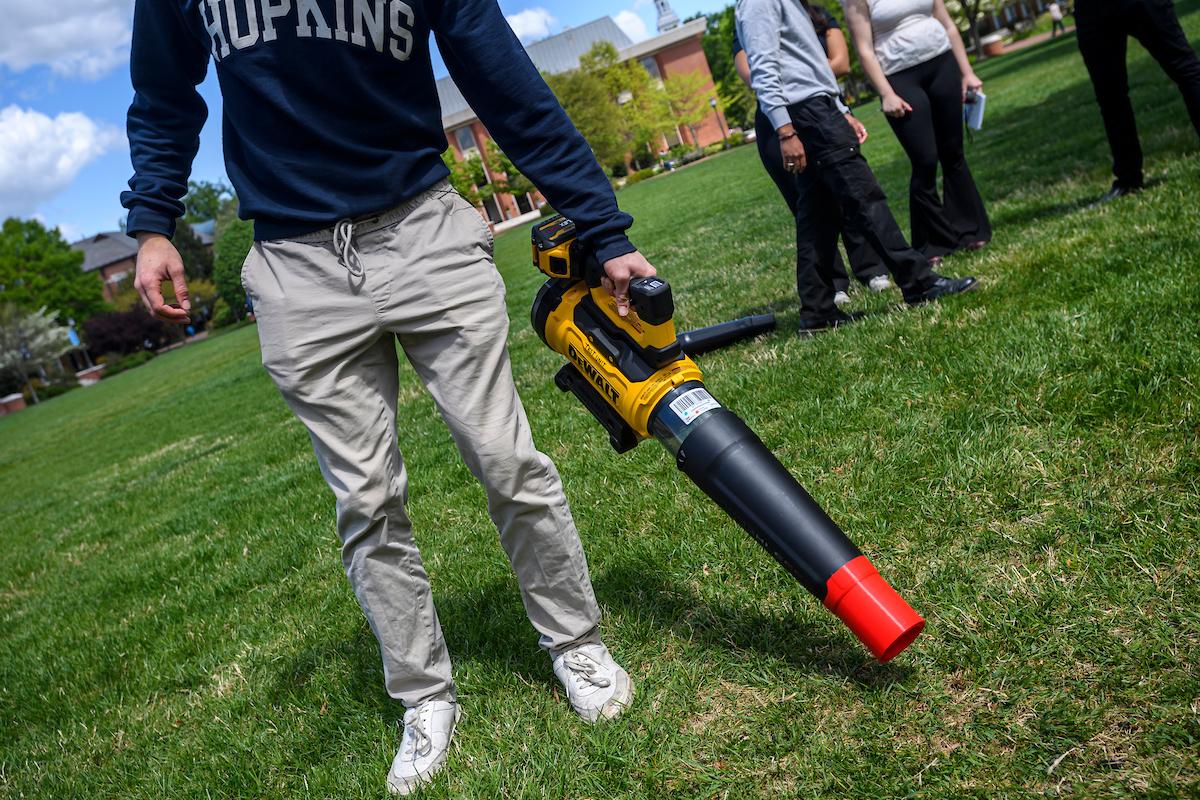 "Hearing is Be-Leafing: Students Invent Quieter Leaf Blower"