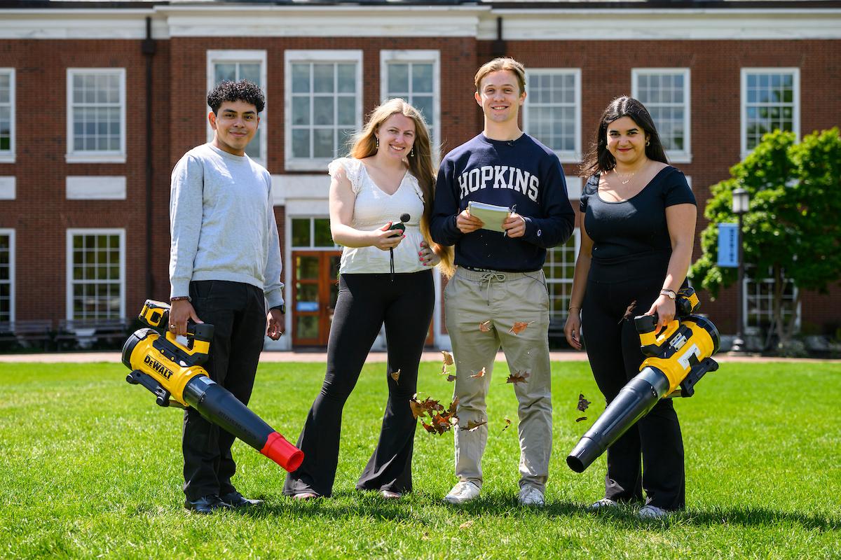 "Hearing is Be-Leafing: Students Invent Quieter Leaf Blower"