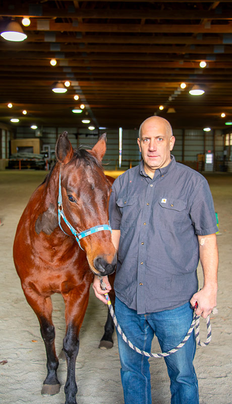 "Horse-Caring Helps Veterans With PTSD"