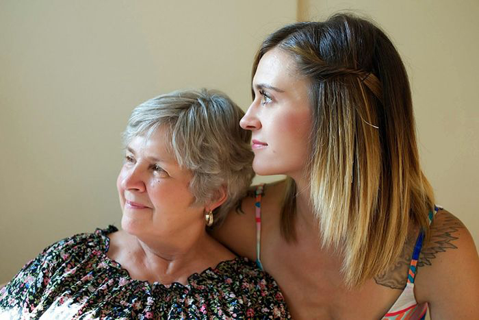 Image of mother and daughter