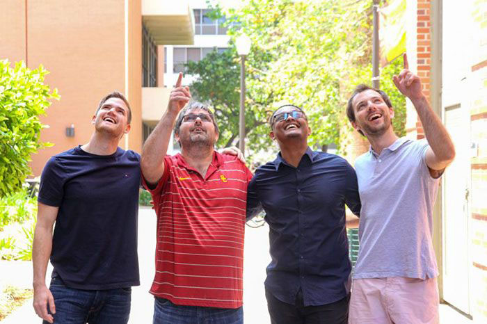 Chris Mattmann, Eric Hachuel, Matheos Asfaw and Pablo Guidice