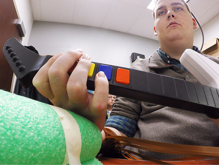 Ian Burkhart, is a 24-year-old quadriplegic from Dublin, Ohio