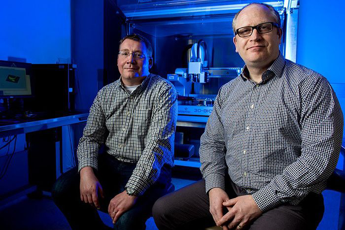 Biomedical researchers Carl Gregory and Roland Kaunas