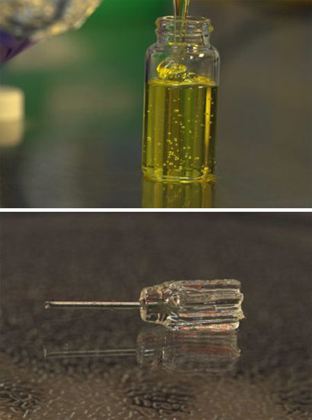 A new 3D printer uses light to transform gooey liquids into complex solid objects in only a matter of minutes.