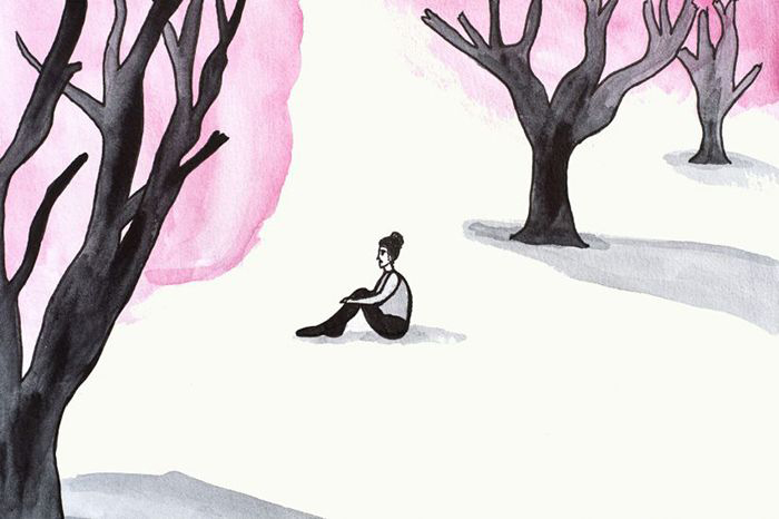 Illustration: feeling alone