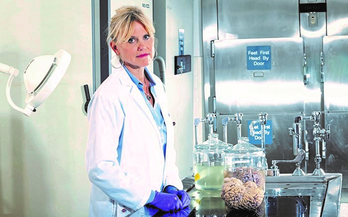 Photo of Ann McKee, director of BU’s CTE Center.