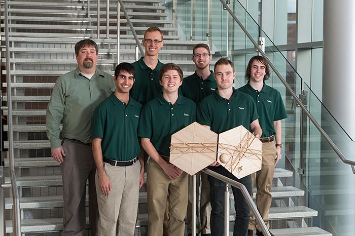 Members of the Tulane engineering team