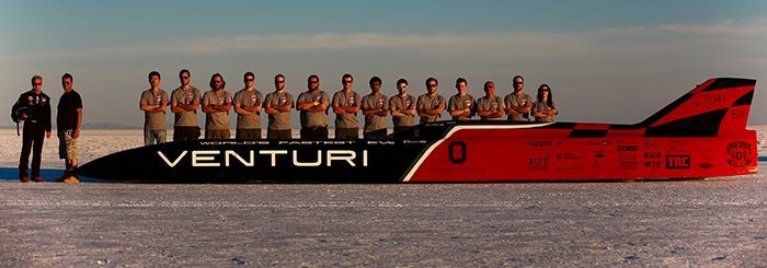 Venturi Buckeye Bullet 3 team with racer