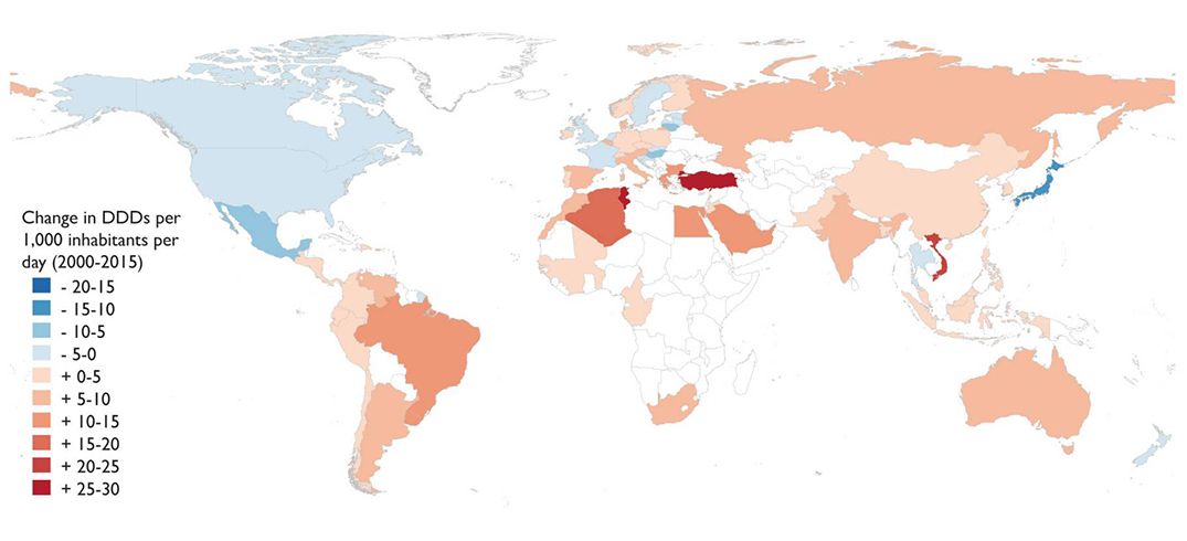 antibiotics map
