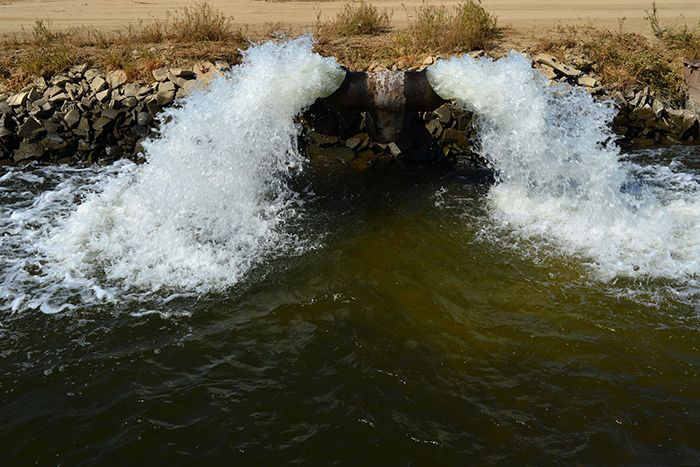 Images of pumped groundwater