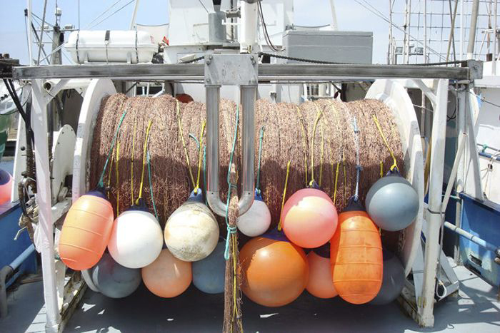 Gillnet fishing boat