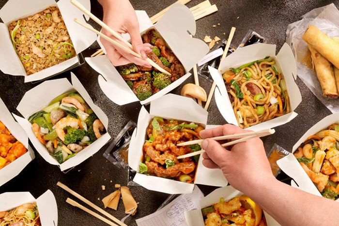 Image: leftover food and overeating