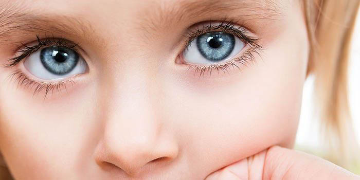 Image of a child's eyes