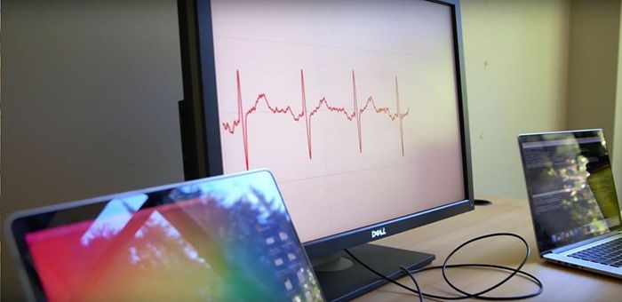 Photo of computer display