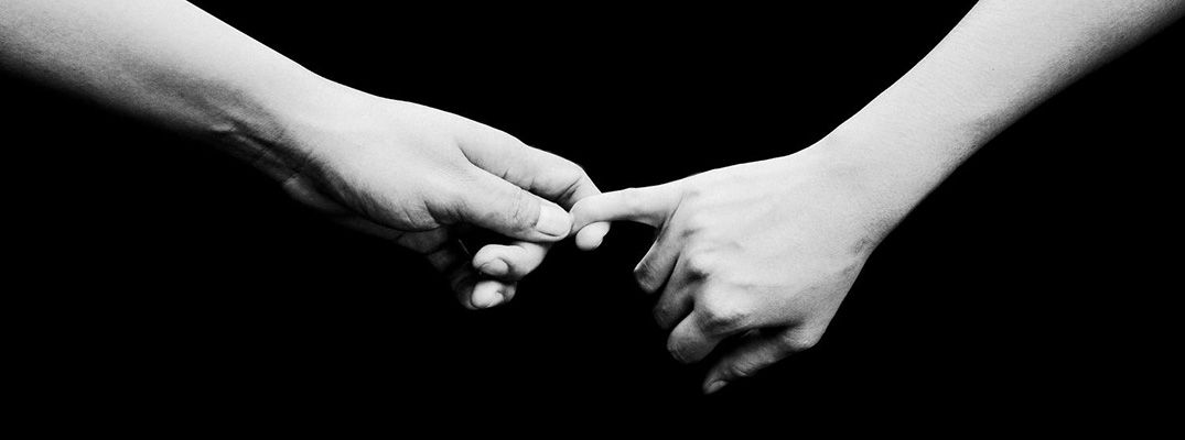 holding hands