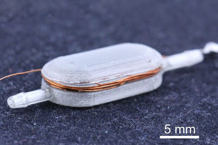 Image: A prototype of the implantable device