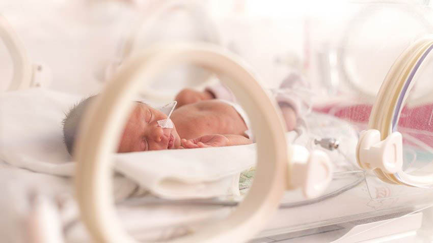 Baby in Neonatal Intensive Care Unit
