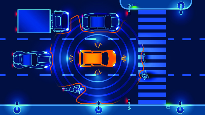 Illustration: autonomous vehicles.