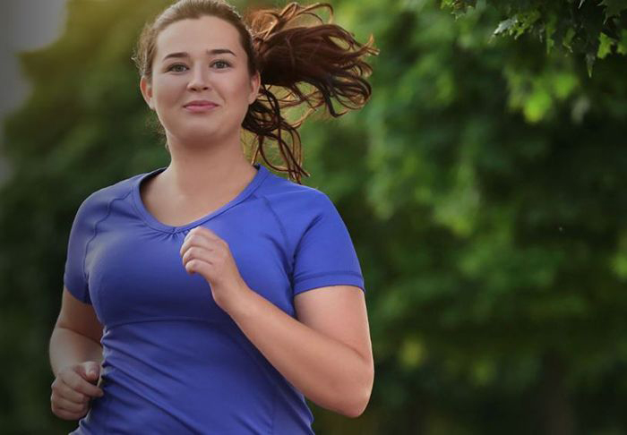 Image of woman running