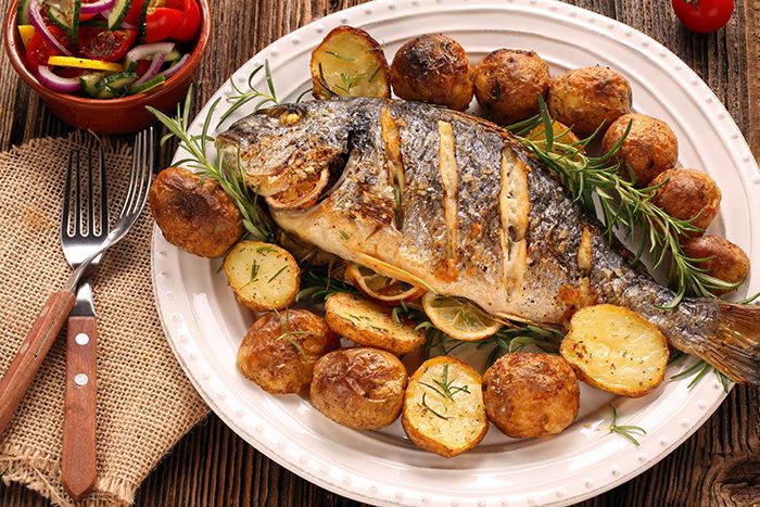 grilled fish