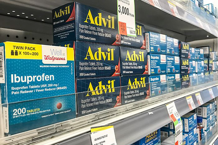 over-the-counter drugs on a shelf